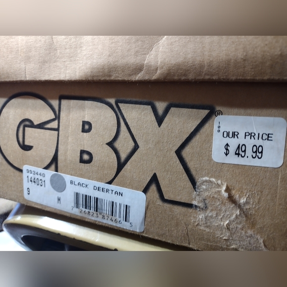 NEW in Box GBX Mens Shoes (no tags) Size 9 Leather Upper - Picture 8 of 12